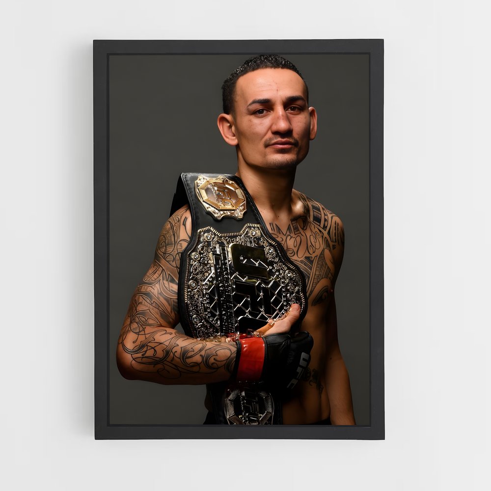 Poster Max de holloway – affiche MMA (vue 2)